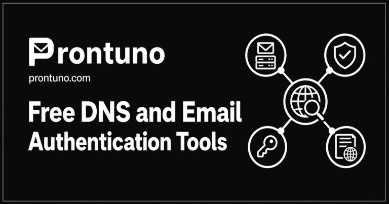Free dns email authentication tools